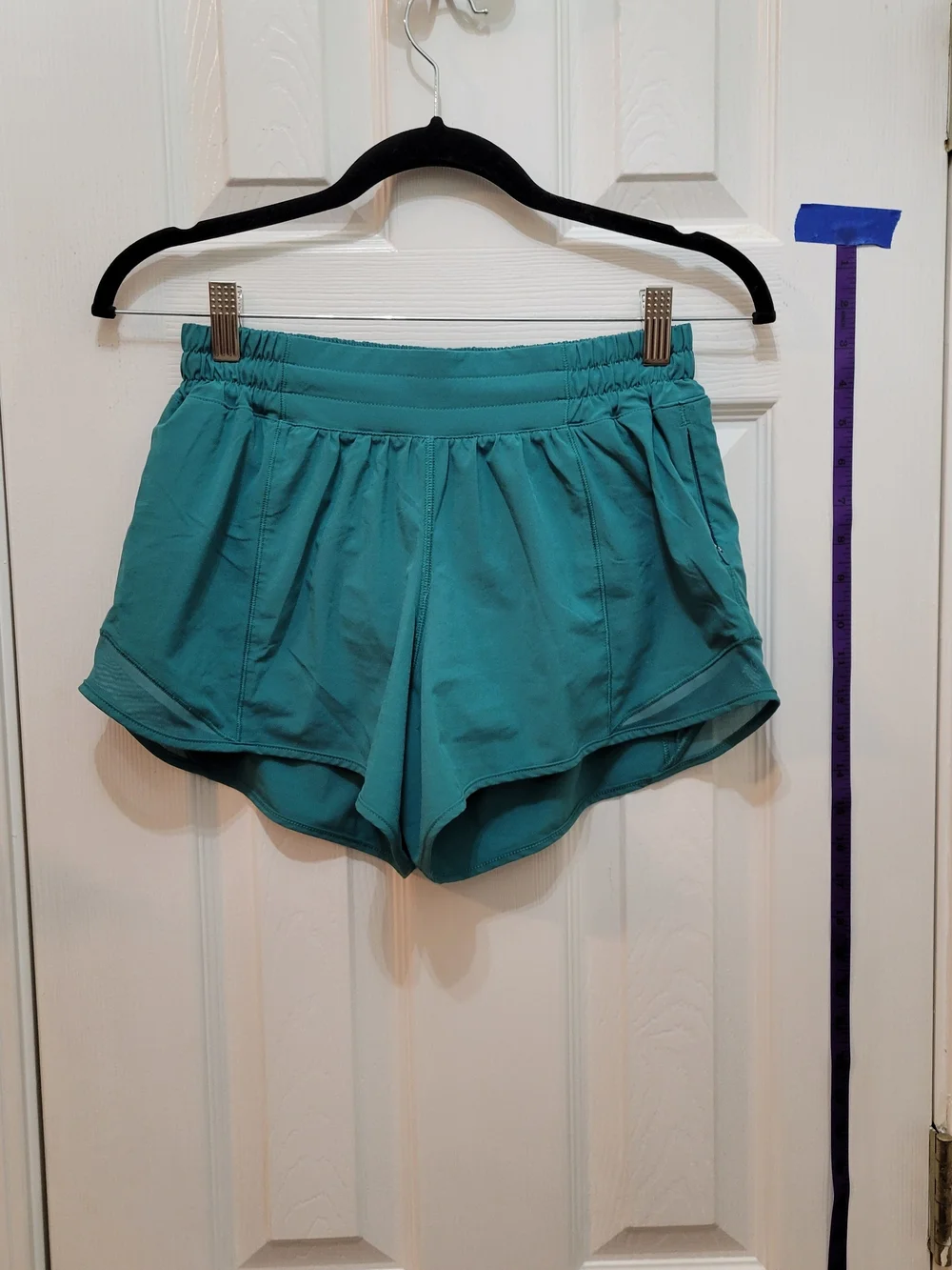 lululemon athletica Hotty Hot Teal Women's Running Shorts